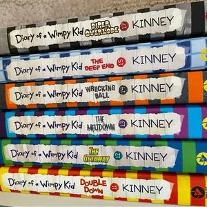 Diary of a wimpy kid 11-15 and 17